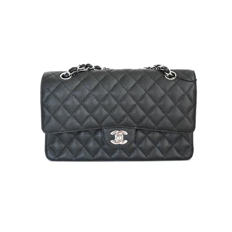 replica chanel caviar|My first Chanel replica: medium cf black caviar w/ silver hardware.